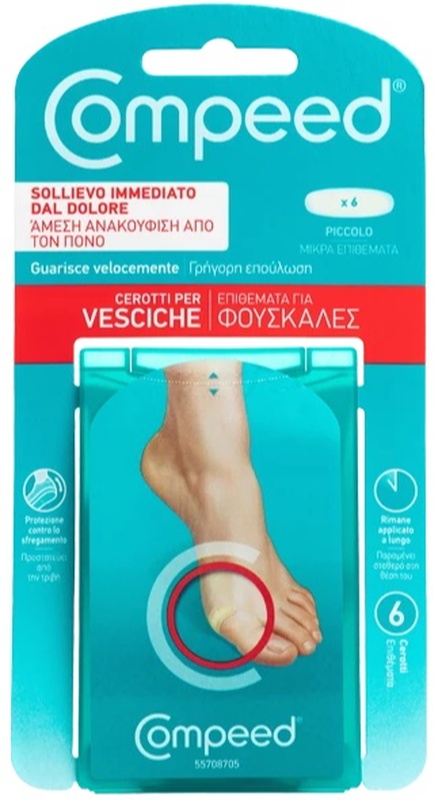 COMPEED CEROTTI PER VESCICHE PICCOLO 6 PEZZI - Newepa Srl