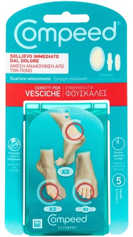 COMPEED CEROTTI PER VESCICHE MISTO 5 PEZZI - Newepa Srl