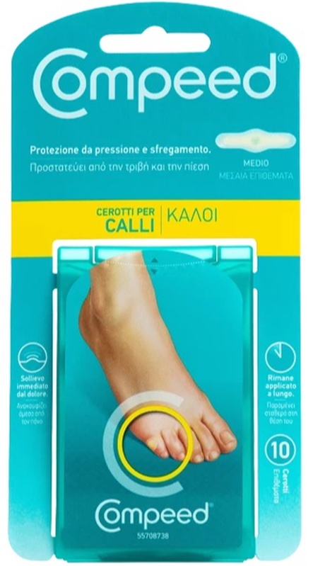 COMPEED CEROTTI PER CALLI MEDIO 10 PEZZI - Newepa Srl