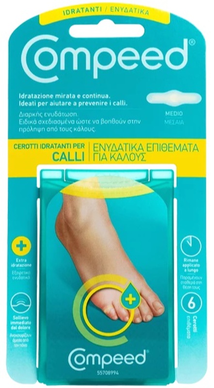 COMPEED CEROTTI PER CALLI IDRATANTI 6 PEZZI - Newepa Srl