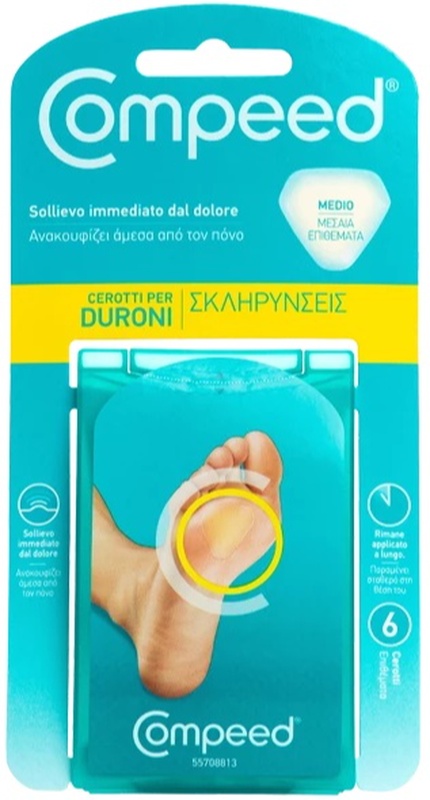 COMPEED CEROTTI PER DURONI MEDIO 6 PEZZI - Newepa Srl