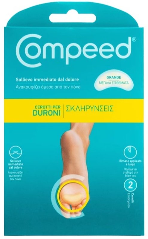 COMPEED CEROTTI PER DURONI LARGO 2 PEZZI - Newepa Srl