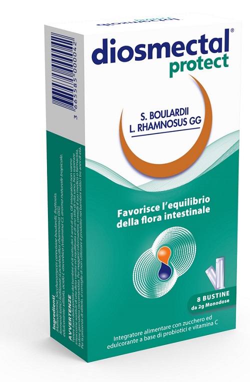 DIOSMECTAL PROTECT 8 BUSTINE OROSOLUBILI 2 G - Newepa Srl