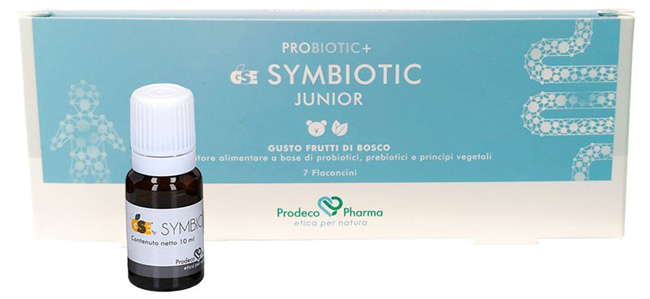 PROBIOTIC+ GSE SYMBYOTIC JUNIOR FRUTTI DI BOSCO 7 FLACONCINI - Newepa Srl