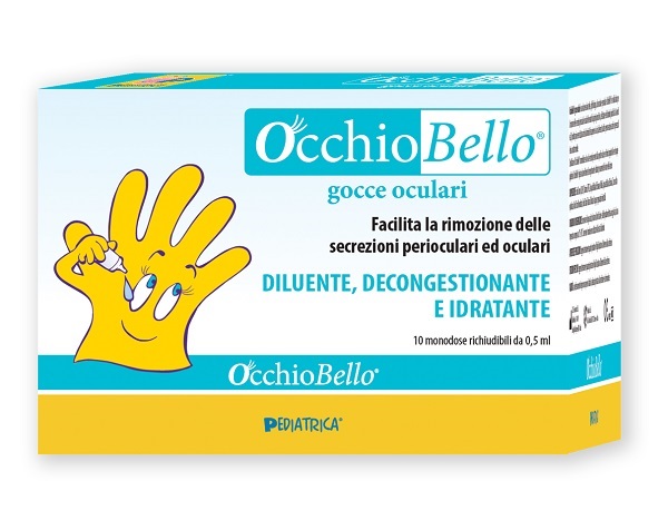 OCCHIOBELLO GOCCE OCULARI 10 FLACONCINI MONODOSE RICHIUDIBILI DA 0,5 ML - Newepa Srl