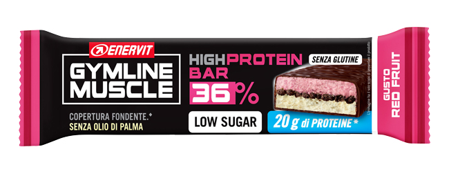ENERVIT HIGH PROTEIN BAR 36% RED FRUIT BARRETTA 55 G - Newepa Srl