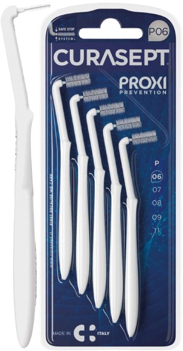 CURASEPT PROXI ANGLE P06 BIANCO/WHITE 5 PEZZI - Newepa Srl