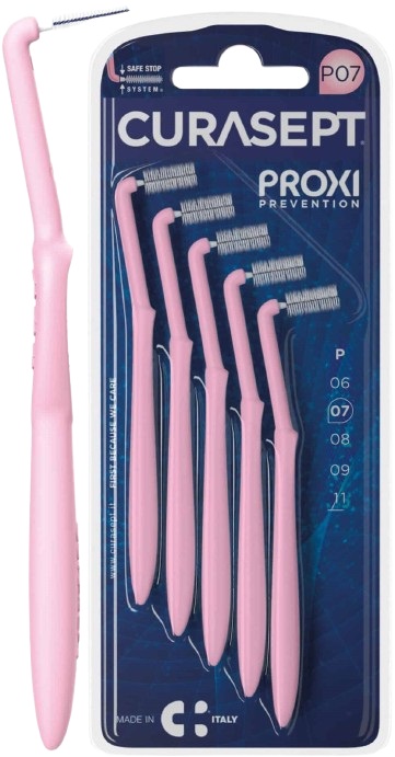 CURASEPT PROXI ANGLE P07 ROSA/PINK 5 PEZZI - Newepa Srl