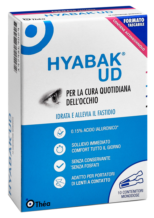 HYABAK UD SOSTITUTO LACRIMALE 10 MONODOSI 4 G - Newepa Srl