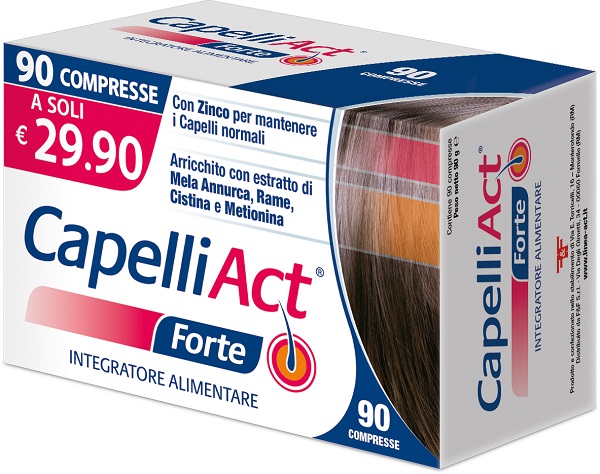 CAPELLI ACT FORTE 90 COMPRESSE - Newepa Srl