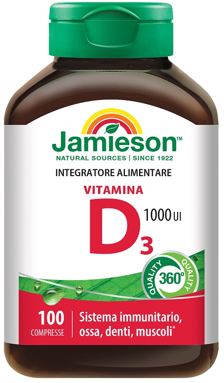 JAMIESON VITAMINA D3 1000 100 COMPRESSE - Newepa Srl