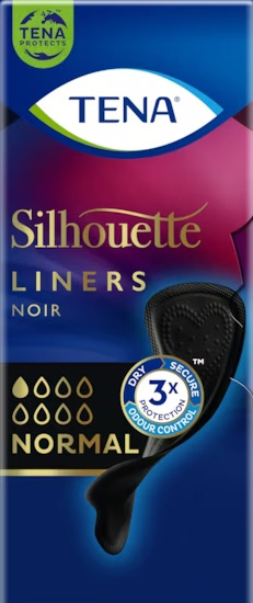 PROTEGGI SLIP NERO INCONTINENZA LEGGERA TENA SILHOUETTE NOIR NORMAL 26 PEZZI - Newepa Srl