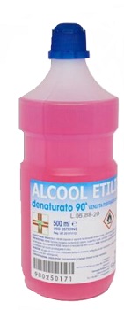 ALCOOL ETILICO DENATURATO 500 ML - Newepa Srl