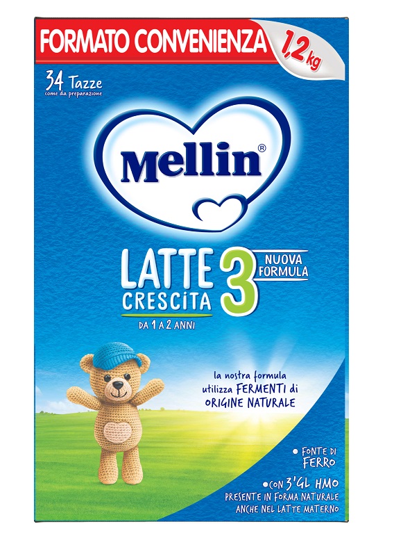 MELLIN LATTE CRESCITA 3 1,2 KG - Newepa Srl