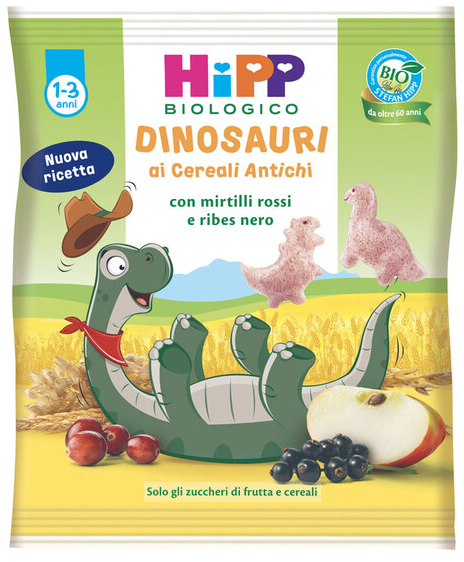 HIPP BIO DINOSAURI CEREALI ANTICHI 30 G - Newepa Srl