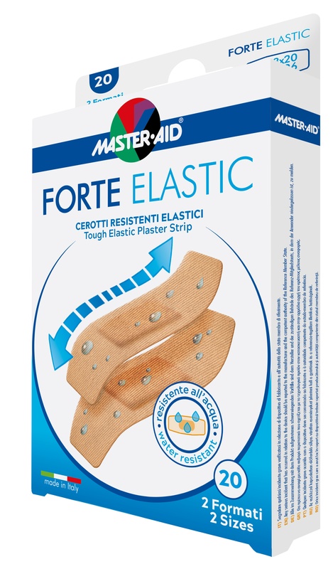 CEROTTO MASTER-AID ELASTIC 20 PEZZI 2 FORMATI - Newepa Srl