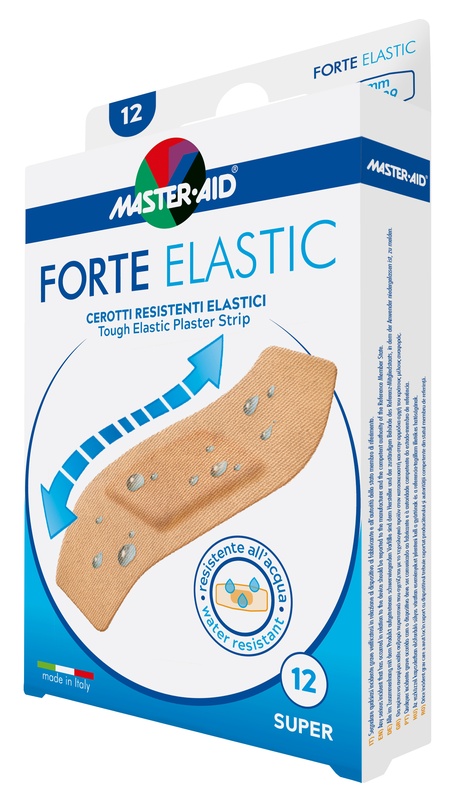 CEROTTO MASTER-AID ELASTIC SUPER 12 PEZZI - Newepa Srl