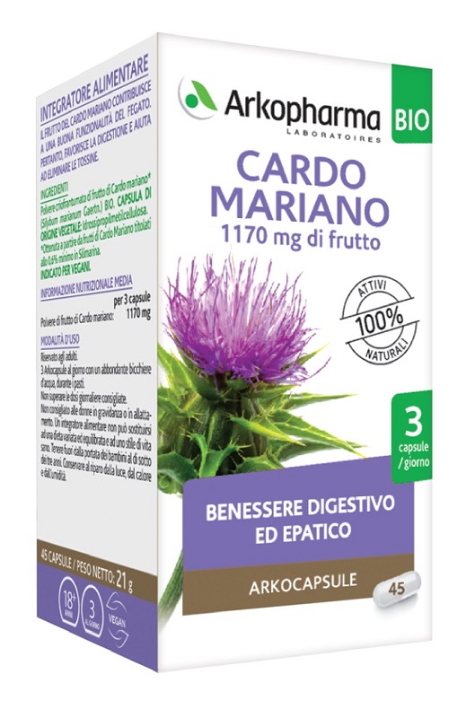 ARKO CAPSULE CARDO MARIANO 45 CAPSULE BIO - Newepa Srl