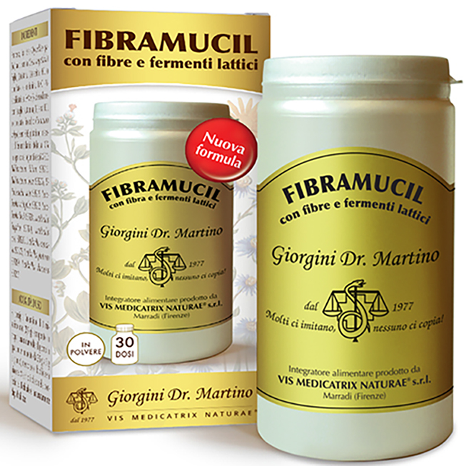 FIBRAMUCIL CON FIBRE E FERMENTI LATTICI POLVERE 120 G - Newepa Srl