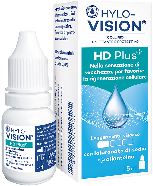 HYLOVISION HD PLUS COLLIRIO UMETTANTE E PROTETTIVO 15 ML - Newepa Srl