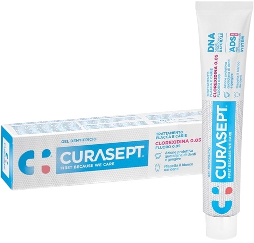CURASEPT DENTIFRICIO 0,05 75 ML ADS+DNA - Newepa Srl