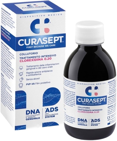 CURASEPT COLLUTORIO 0,20 ADS + DNA 200 ML - Newepa Srl