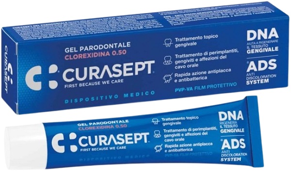 CURASEPT GEL PARODONTALE 0,5% 30 ML ADS + DNA - Newepa Srl