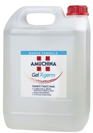 AMUCHINA GEL X-GERM DISINFETTANTE MANI 5 LITRI - Newepa Srl