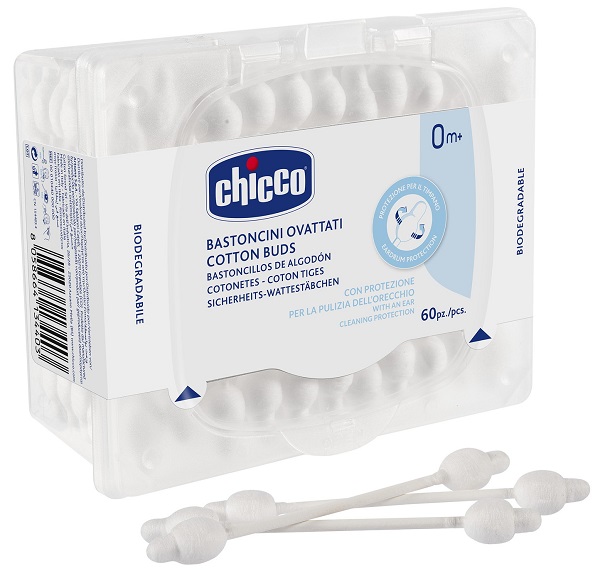 CHICCO BASTONCINI COTONATI 60 PEZZI - Newepa Srl