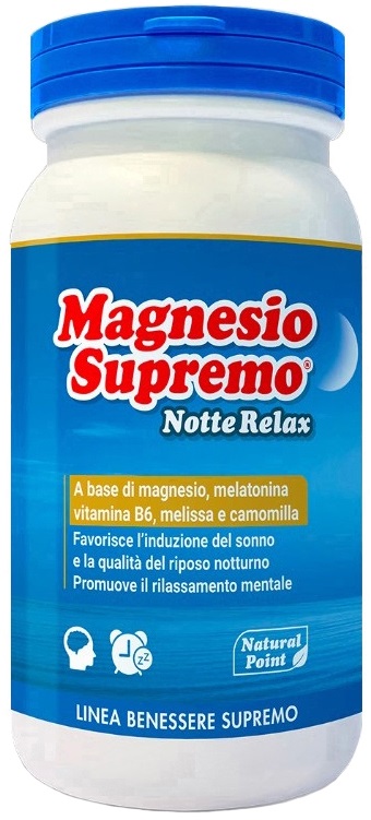 MAGNESIO SUPREMO NOTTE RELAX 150 G - Newepa Srl