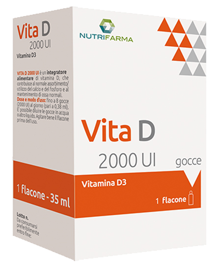 VITA D 2000UI GOCCE 35 ML - Newepa Srl