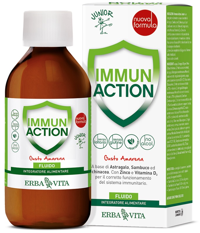 IMMUN ACTION FLUIDO JUNIOR 200 ML - Newepa Srl