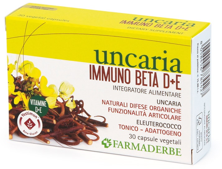 UNCARIA IMMUNO BETA D+E 30 CAPSULE - Newepa Srl