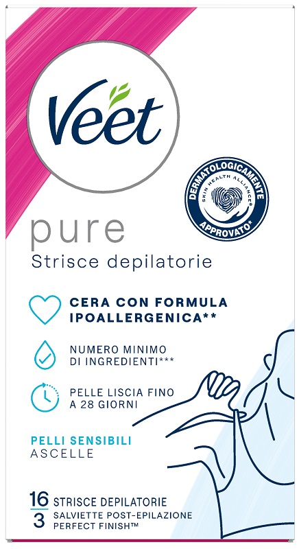 VEET STRISCE ASCELLE IPOALLERGENICHE 16 PEZZI - Newepa Srl