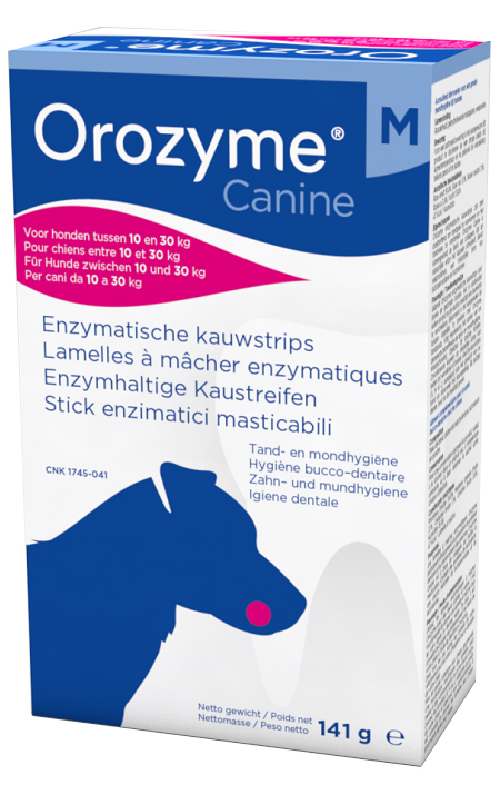 OROZYME CANINE STRISCE ENZIMATICHE MASTICABILI PER CANI DI TAGLIA MEDIA - Newepa Srl