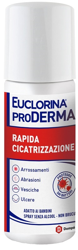 EUCLORINA PRODERMA RAPIDA CICATRIZZAZIONE SPRAY 125 ML - Newepa Srl