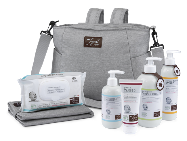 FIOCCHI DI RISO COFANETTO BORSA-ZAINO FASCIATOIO - Newepa Srl
