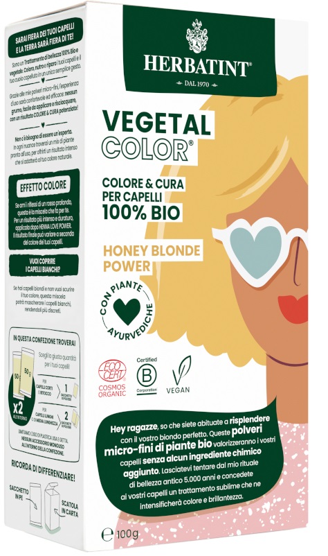 HERBATINT VEGETAL COLOR HONEY BLOND POWER ITA 100 G - Newepa Srl