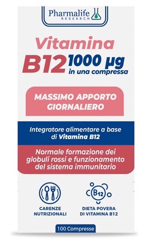 VITAMINA B12 100 COMPRESSE VITACURVEG - Newepa Srl