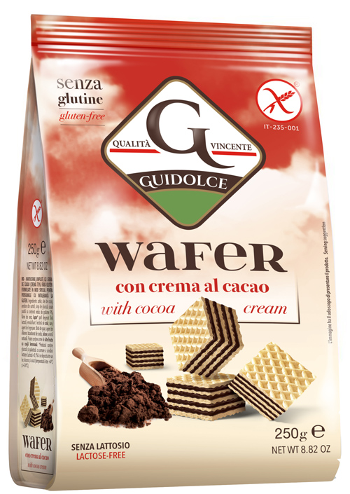 WAFER CON CREMA AL CACAO 250 G - Newepa Srl