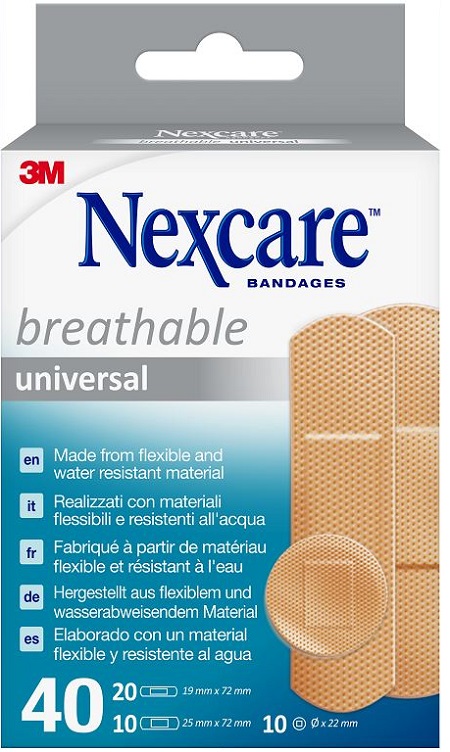 CEROTTO PREPARATO NEXCARE UNIVERSAL ASSORTITI 20 CEROTTO 19X72MM + 10 CEROTTO 25X72MM + 10 CEROTTO TONDI 22,5MM - Newepa Srl