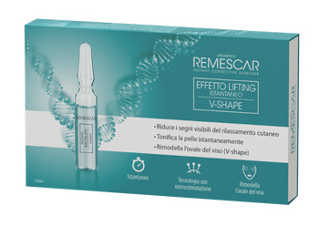 REMESCAR EFFETTO LIFTING ISTANTANEO V-SHAPE 5 FIALE X 2 ML - Newepa Srl