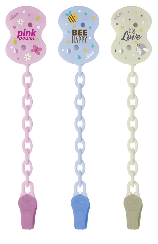 CHICCO CLIP CON CATENELLA MIXED COLORS NEW 2020 - Newepa Srl