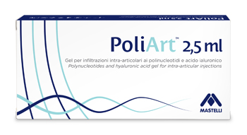 SIRINGA INTRA-ARTICOLARE PRERIEMPITA POLIART 2,5ML POLINUCLEOTIDI 10MG/ML E ACIDO IALURONICO 10MG/ML 2,5 ML - Newepa Srl