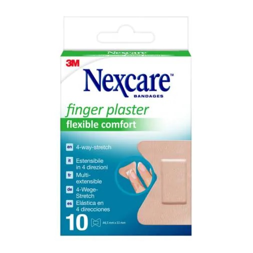 CEROTTO PREPARATO NEXCARE FINGER PLASTERS NFP001W 44,5X51 MM - Newepa Srl