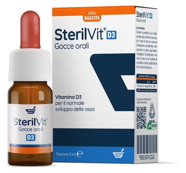 STERILVIT D3 GOCCE 5 ML - Newepa Srl