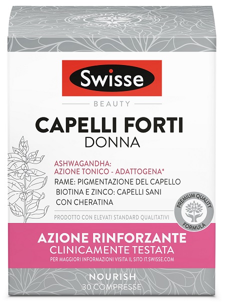 SWISSE CAPELLI FORTI DONNA 30 COMPRESSE - Newepa Srl