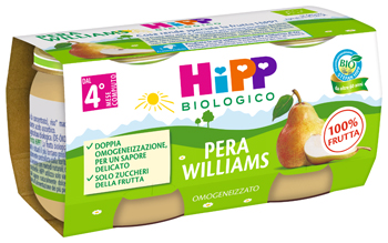 HIPP BIO OMOGENEIZZATO PERA WILLIAMS 2 X 80 G - Newepa Srl