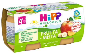 HIPP BIO OMOGENEIZZATO FRUTTA MISTA 2X80 G - Newepa Srl