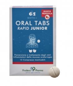 GSE ORAL TABS RAPID JUNIOR FRAGOLA 12 COMPRESSE - Newepa Srl